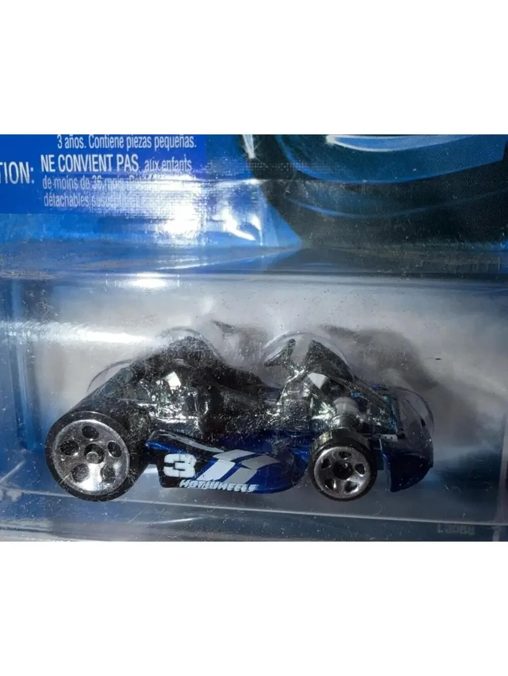 Hot Wheels Go Kart Blue 135/180 2007 All Stars New On Card